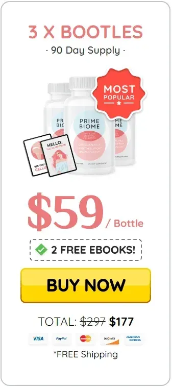 Order PrimeBiome 3 Bottles